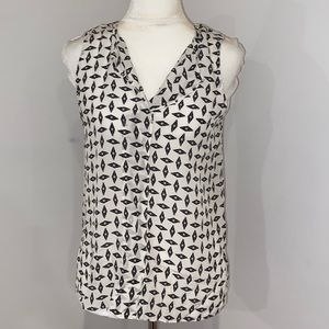 Trouvé silk sleeveless blouse